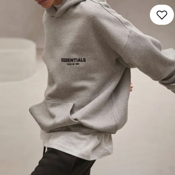 New Essentials Fear of God Hoodie Dark Oatmeal - Picture 1 of 5